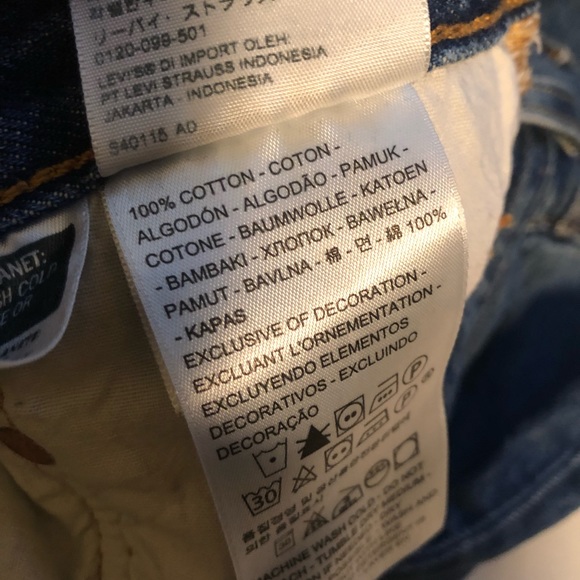 Levi 501 Skinny Jeans - Picture 5 of 10